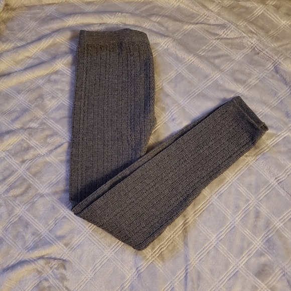 Pants - Grey Fleece Lined Leggings NWOT
